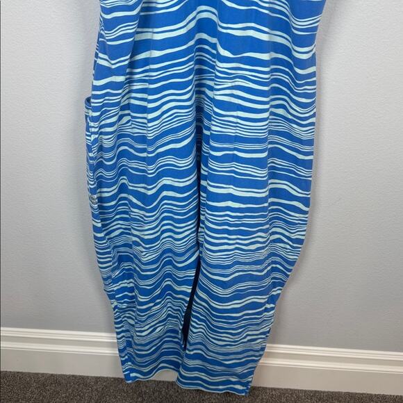 Free People Movement Hot Shot Onesie in River Blue Combo RARE Size large - Picture 6 of 9